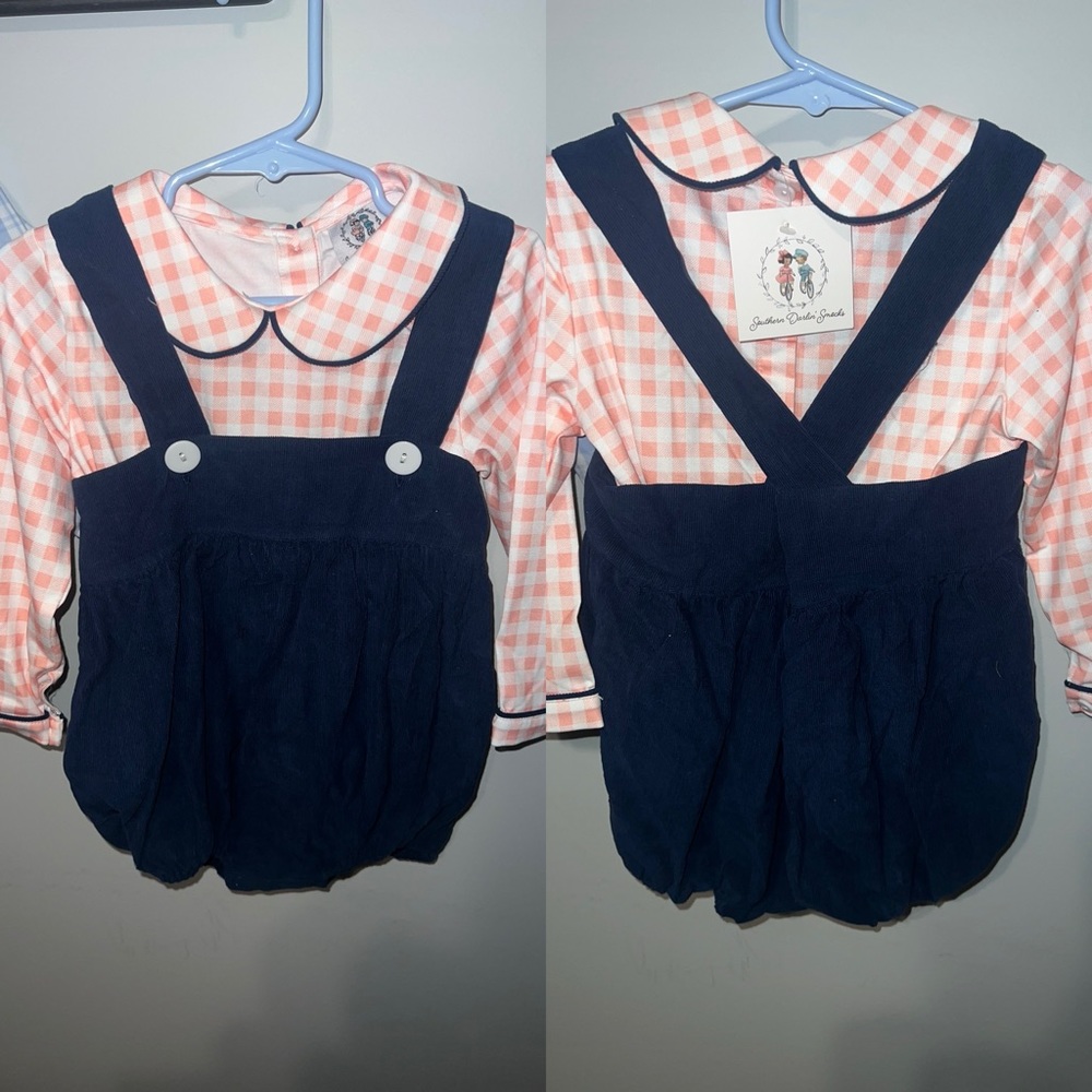 NWT Southern Darlin Smocks 2T